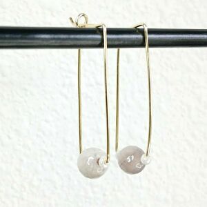 Dyed Dolomite Jasper Crystal Dangle Earrings, Boho Chic Gemstone Jewelry, 1.5"